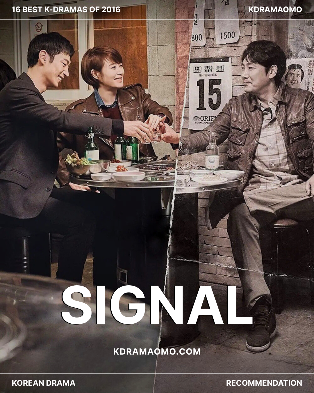 Kdramaomo, K-drama Signal Review, Lee Je Hoon, Joo Jin Woong, Kim Hye Soo, Best K-drama of 2016